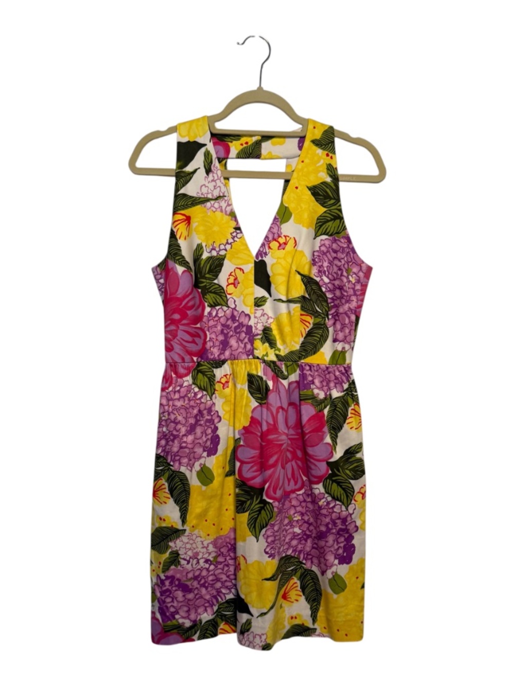 An Original Milly Of New York Cotton Floral Halter Dress Size 6